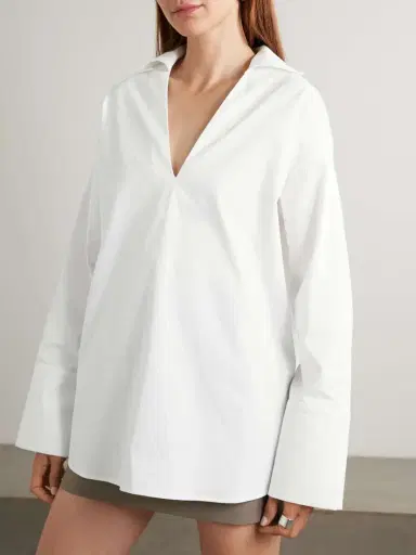 Tove Luisa Cotton-blend Poplin Shirt | Thumbnail 3 Tove Luisa Cotton-blend Poplin Shirt | Thumbnail 3