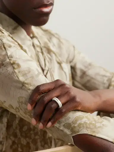 By Pariah The Essential Stacking 14-karat Recycled Gold Agate Ring | Thumbnail 2 By Pariah The Essential Stacking 14-karat Recycled Gold Agate Ring | Thumbnail 2