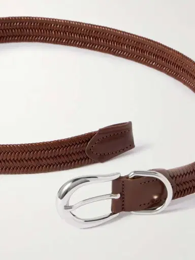 Déhanche Hollyhock Braided Leather Belt | Thumbnail 3 Déhanche Hollyhock Braided Leather Belt | Thumbnail 3