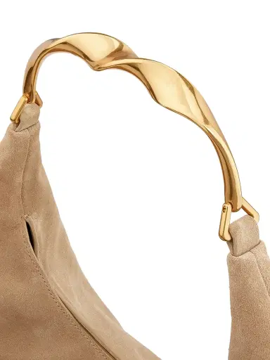 SIMKHAI Women's Nixi Suede Hobo Bag - Desert | Thumbnail 6 SIMKHAI Women's Nixi Suede Hobo Bag - Desert | Thumbnail 6