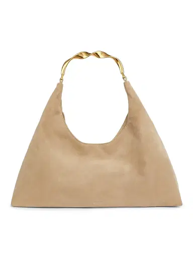 SIMKHAI Women's Nixi Suede Hobo Bag - Desert | Thumbnail 1 SIMKHAI Women's Nixi Suede Hobo Bag - Desert | Thumbnail 1
