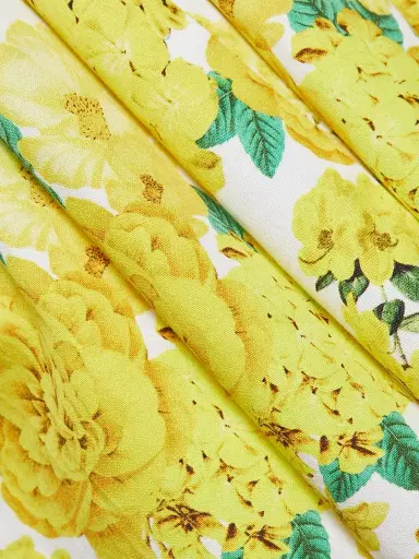 Generation Love Women's Courtney Floral Poplin Minidress - Floral Fantasy White Yellow | Thumbnail 7 Generation Love Women's Courtney Floral Poplin Minidress - Floral Fantasy White Yellow | Thumbnail 7