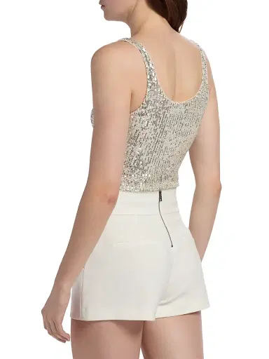 Generation Love Women's Dina Sequin Bodysuit - Moonbeam | Thumbnail 5 Generation Love Women's Dina Sequin Bodysuit - Moonbeam | Thumbnail 5