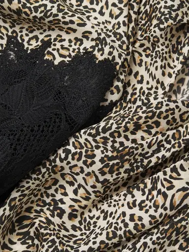 Ungaro Women's Abi Leopard-Print Silk Georgette Blouse - Natural Multi | Thumbnail 6 Ungaro Women's Abi Leopard-Print Silk Georgette Blouse - Natural Multi | Thumbnail 6