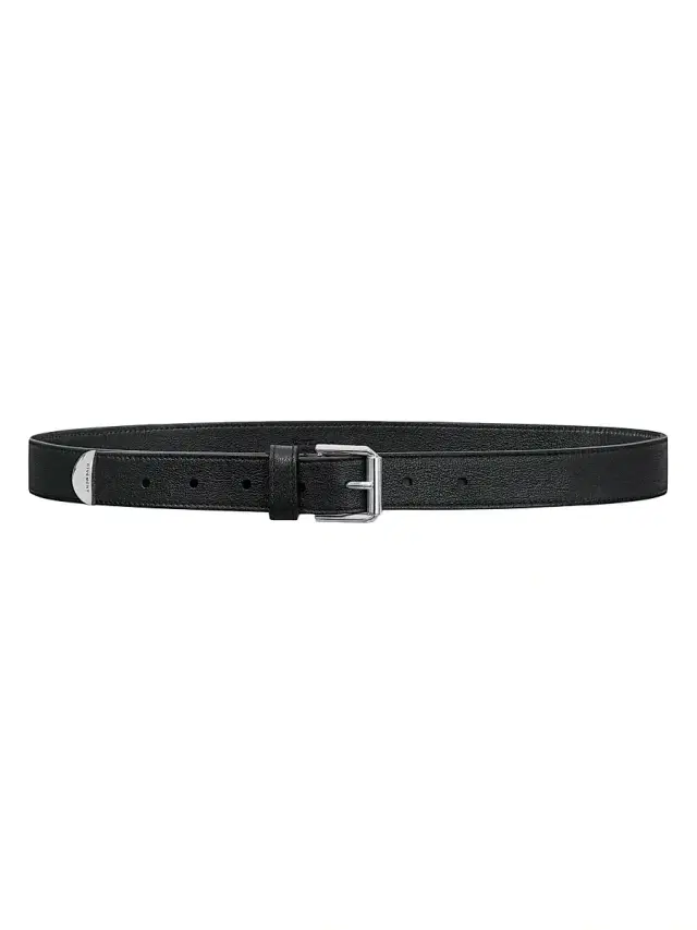 Women's Voyou Belt in Shiny Leather - Black Slvr Women's Voyou Belt in Shiny Leather - Black Slvr