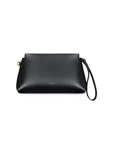 Givenchy Women's Day Pouch in Shiny Leather - Black | Thumbnail 1 Givenchy Women's Day Pouch in Shiny Leather - Black | Thumbnail 1