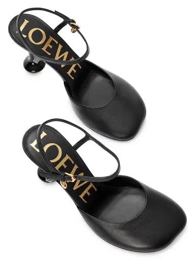 Loewe Women's Toy 90MM Ankle Strap Pumps - Black - Size 9 | Thumbnail 3 Loewe Women's Toy 90MM Ankle Strap Pumps - Black - Size 9 | Thumbnail 3