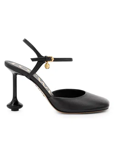 Loewe Women's Toy 90MM Ankle Strap Pumps - Black - Size 9 | Thumbnail 1 Loewe Women's Toy 90MM Ankle Strap Pumps - Black - Size 9 | Thumbnail 1