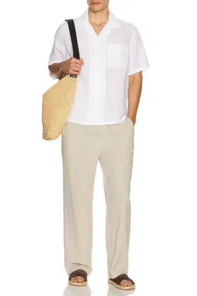 Onia Air Linen Convertible Vacation Shirt | Thumbnail 4 Onia Air Linen Convertible Vacation Shirt | Thumbnail 4