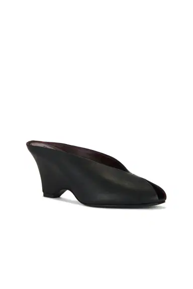 KHAITE Cloak Peep Toe Mules | Thumbnail 2 KHAITE Cloak Peep Toe Mules | Thumbnail 2