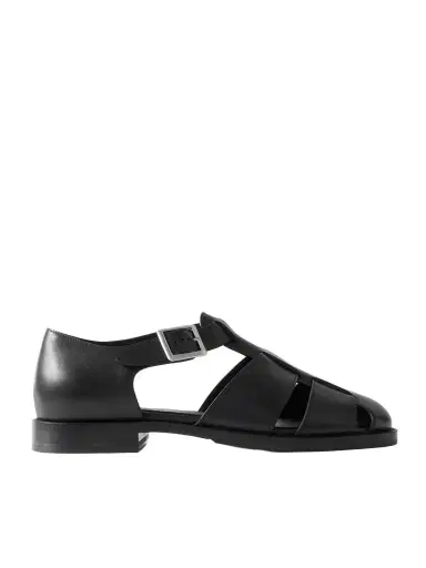 J.M. Weston Leather Sandals - Men | Thumbnail 1 J.M. Weston Leather Sandals - Men | Thumbnail 1