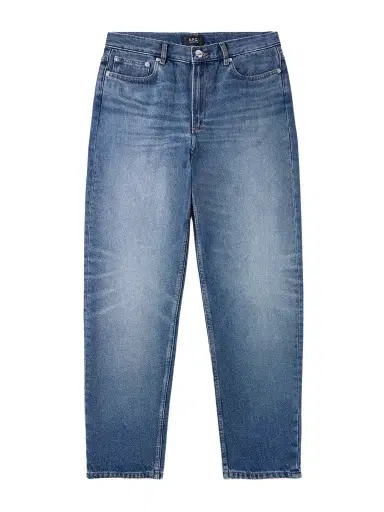 A.P.C. Martin Straight-Leg Cropped Stonewashed Jeans - Men | Thumbnail 1 A.P.C. Martin Straight-Leg Cropped Stonewashed Jeans - Men | Thumbnail 1