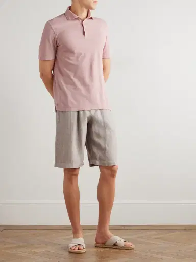 FEDELI Vico Straight-Leg Linen Drawstring Shorts - Men | Thumbnail 2 FEDELI Vico Straight-Leg Linen Drawstring Shorts - Men | Thumbnail 2