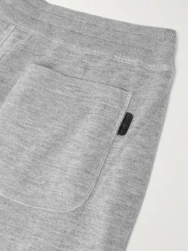 Tom Ford Tapered Cashmere and Silk-Blend Sweatpants - Men | Thumbnail 5 Tom Ford Tapered Cashmere and Silk-Blend Sweatpants - Men | Thumbnail 5