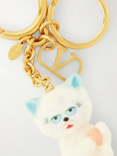Valentino Garavani Le Chat De La Maison Gold-Tone and Plastic Key Fob - Men | Thumbnail 3 Valentino Garavani Le Chat De La Maison Gold-Tone and Plastic Key Fob - Men | Thumbnail 3