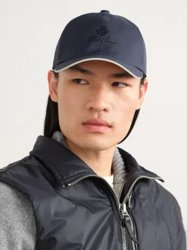 Loro Piana Logo-Embroidered Storm System® Shell Baseball Cap - Men | Thumbnail 2 Loro Piana Logo-Embroidered Storm System® Shell Baseball Cap - Men | Thumbnail 2