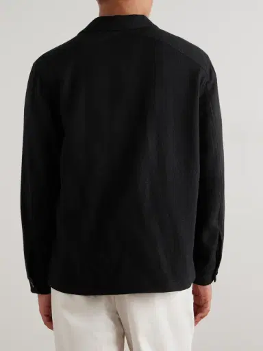 Ralph Lauren Purple Label Basketweave-Knit Cashmere Shirt Jacket - Men | Thumbnail 3 Ralph Lauren Purple Label Basketweave-Knit Cashmere Shirt Jacket - Men | Thumbnail 3