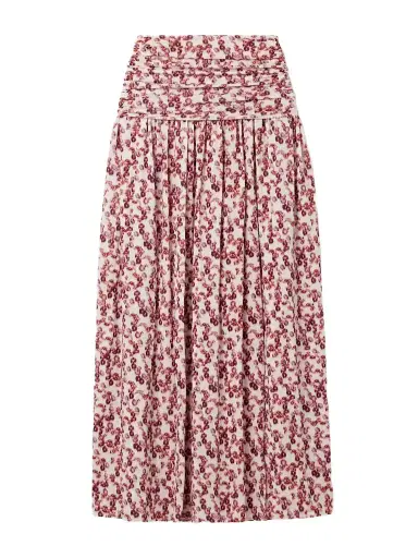 Isabel Marant Gwendy Ruched Floral-print Stretch-jersey Maxi Skirt | Thumbnail 1 Isabel Marant Gwendy Ruched Floral-print Stretch-jersey Maxi Skirt | Thumbnail 1