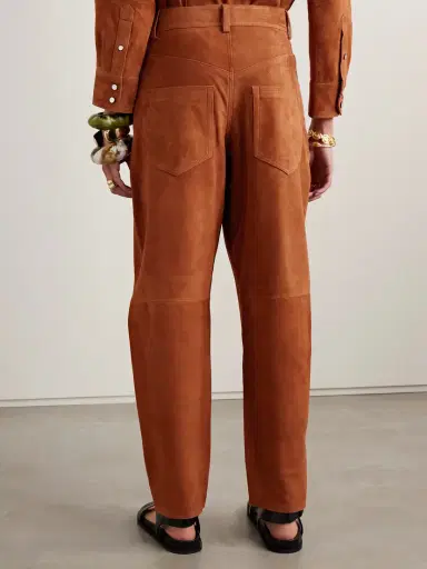 Isabel Marant Darielle Suede Tapered Pants | Thumbnail 4 Isabel Marant Darielle Suede Tapered Pants | Thumbnail 4
