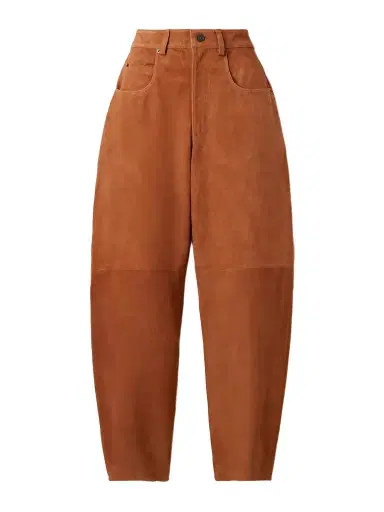 Isabel Marant Darielle Suede Tapered Pants | Thumbnail 1 Isabel Marant Darielle Suede Tapered Pants | Thumbnail 1