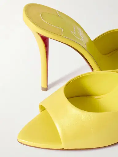 Christian Louboutin Miss Z 100 Leather Mules | Thumbnail 4 Christian Louboutin Miss Z 100 Leather Mules | Thumbnail 4