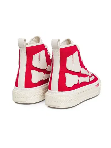 Amiri Men's Skel Court High-Top Sneakers - Varsity Red | Thumbnail 3 Amiri Men's Skel Court High-Top Sneakers - Varsity Red | Thumbnail 3