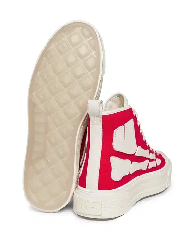 Amiri Men's Skel Court High-Top Sneakers - Varsity Red | Thumbnail 6 Amiri Men's Skel Court High-Top Sneakers - Varsity Red | Thumbnail 6