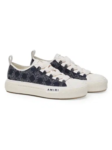 AMIRI Women's MA Quad Cotton Low-Top Sneakers - Indigo - Size 7 | Thumbnail 2 AMIRI Women's MA Quad Cotton Low-Top Sneakers - Indigo - Size 7 | Thumbnail 2