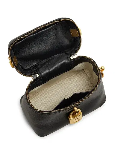 Balmain Women's Pulse Leather Vanity Bag - Noir | Thumbnail 5 Balmain Women's Pulse Leather Vanity Bag - Noir | Thumbnail 5