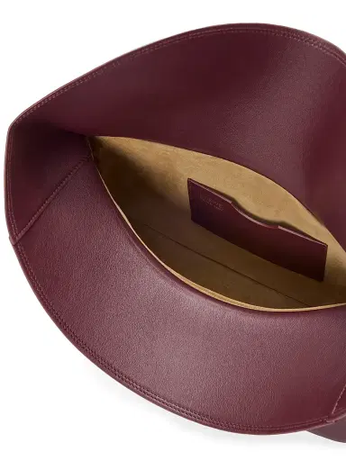 Loewe Women's Ola Leather Shoulder Bag - Dark Burgundy | Thumbnail 9 Loewe Women's Ola Leather Shoulder Bag - Dark Burgundy | Thumbnail 9