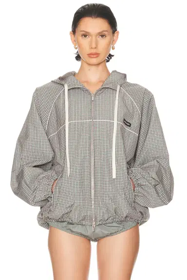 Miu Miu Zip Up Jacket | Thumbnail 2 Miu Miu Zip Up Jacket | Thumbnail 2