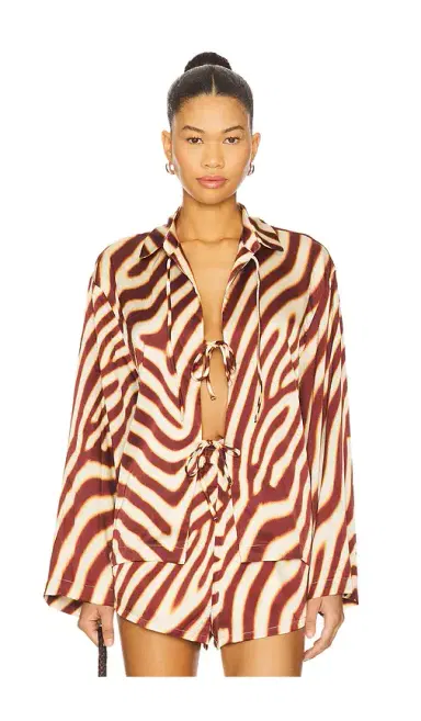 SEVEN WONDERS Montie Tie Front Sleeved Shirt | Thumbnail 1 SEVEN WONDERS Montie Tie Front Sleeved Shirt | Thumbnail 1