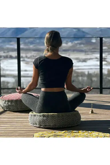 Verve Culture Meditation Cushion Round | Thumbnail 8 Verve Culture Meditation Cushion Round | Thumbnail 8