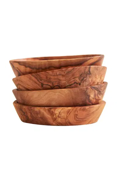 Verve Culture Set Of 4 Olivewood Aperitivo Bowls | Thumbnail 3 Verve Culture Set Of 4 Olivewood Aperitivo Bowls | Thumbnail 3