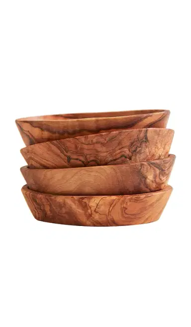 Verve Culture Set Of 4 Olivewood Aperitivo Bowls | Thumbnail 1 Verve Culture Set Of 4 Olivewood Aperitivo Bowls | Thumbnail 1