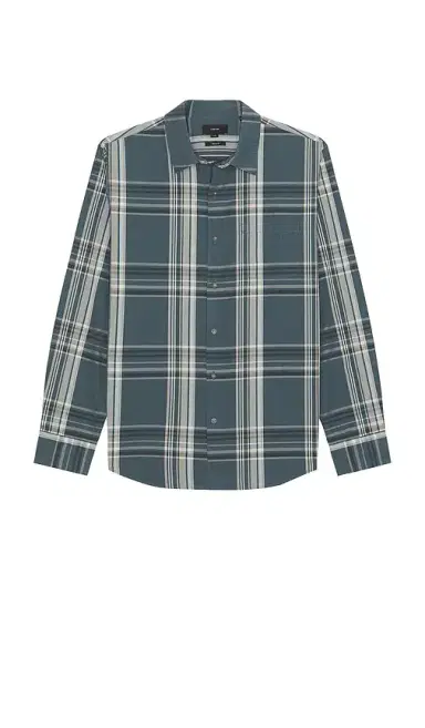 Vince Lorimer Plaid French Placket Shirt | Thumbnail 1 Vince Lorimer Plaid French Placket Shirt | Thumbnail 1