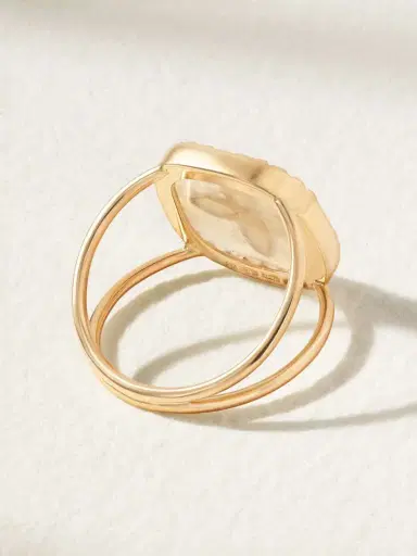 Pascale Monvoisin Bowie N°2 9-karat Gold, Moonstone And Opal Ring | Thumbnail 3 Pascale Monvoisin Bowie N°2 9-karat Gold, Moonstone And Opal Ring | Thumbnail 3