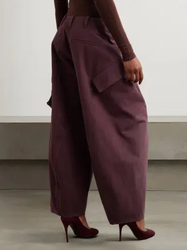 Alaïa Cotton-twill Barrel-leg Cargo Pants | Thumbnail 4 Alaïa Cotton-twill Barrel-leg Cargo Pants | Thumbnail 4