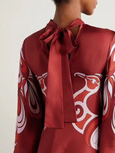 La DoubleJ Icon Magnifico Printed Silk-twill Maxi Dress | Thumbnail 5 La DoubleJ Icon Magnifico Printed Silk-twill Maxi Dress | Thumbnail 5