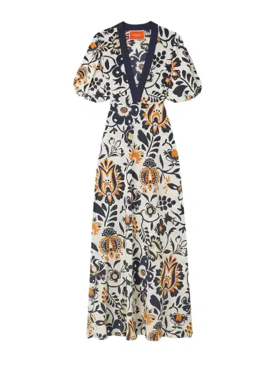 La DoubleJ Marlene Printed Silk-crepe Maxi Dress | Thumbnail 1 La DoubleJ Marlene Printed Silk-crepe Maxi Dress | Thumbnail 1