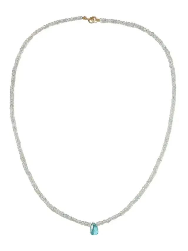 JIA JIA Gold, Aquamarine And Apatite Necklace