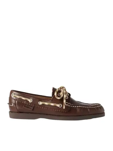 Loeffler Randall Franco Leather Boat Shoes | Thumbnail 1 Loeffler Randall Franco Leather Boat Shoes | Thumbnail 1