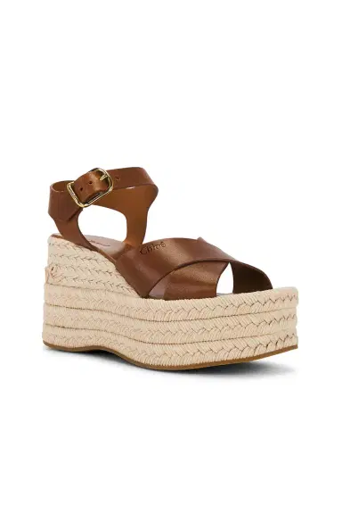 Chloé Isla Wedge Sandal | Thumbnail 2 Chloé Isla Wedge Sandal | Thumbnail 2