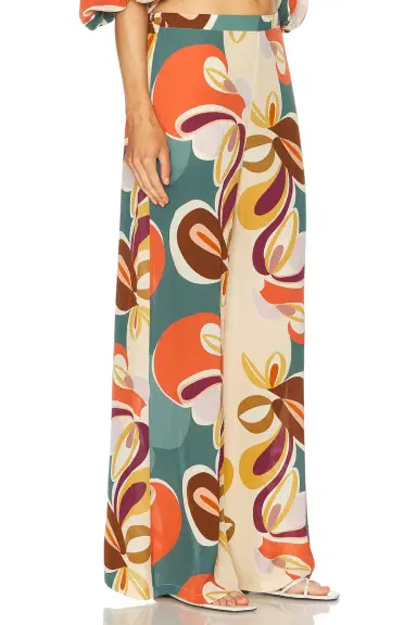 ADRIANA DEGREAS Organic Floral Wide Leg Pant | Thumbnail 2 ADRIANA DEGREAS Organic Floral Wide Leg Pant | Thumbnail 2
