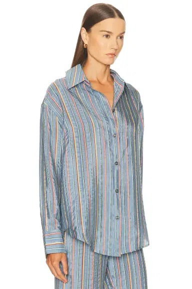 The Elder Statesman Striped Big Shirt | Thumbnail 2 The Elder Statesman Striped Big Shirt | Thumbnail 2