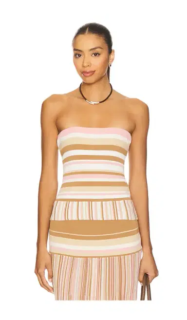 Faithfull Citara Strapless Top | Thumbnail 1 Faithfull Citara Strapless Top | Thumbnail 1