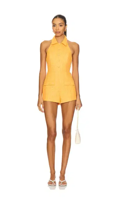 Amanda Uprichard Archer Playsuit | Thumbnail 1 Amanda Uprichard Archer Playsuit | Thumbnail 1