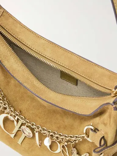Chloé Embellished Suede Shoulder Bag | Thumbnail 5 Chloé Embellished Suede Shoulder Bag | Thumbnail 5