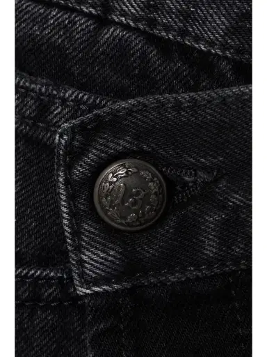 R13 Crossover Asymmetric Distressed Denim Shorts | Thumbnail 4 R13 Crossover Asymmetric Distressed Denim Shorts | Thumbnail 4