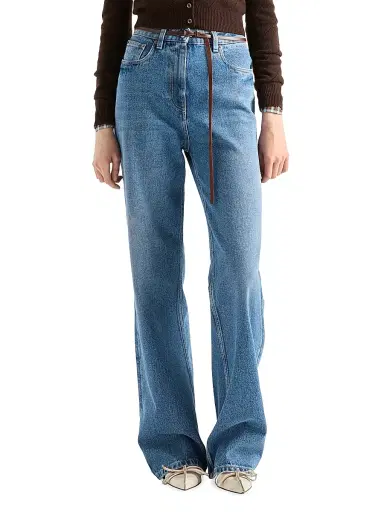 Prada Women's Five-Pocket Denim Jeans - Blue - Size 29 | Thumbnail 2 Prada Women's Five-Pocket Denim Jeans - Blue - Size 29 | Thumbnail 2